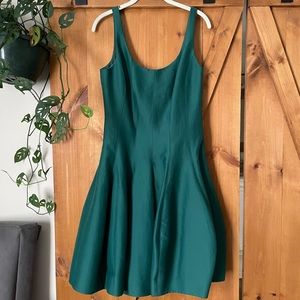 Halston Heritage Emerald Cocktail Dress